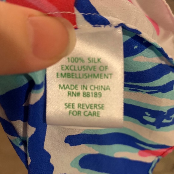 SOLD FB Lilly Pulitzer Rogan Halter Top XS - Picture 4 of 5